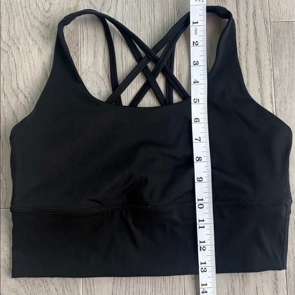 CRZ Yoga Black Strappy Sports Bra Medium - Picture 4 of 6